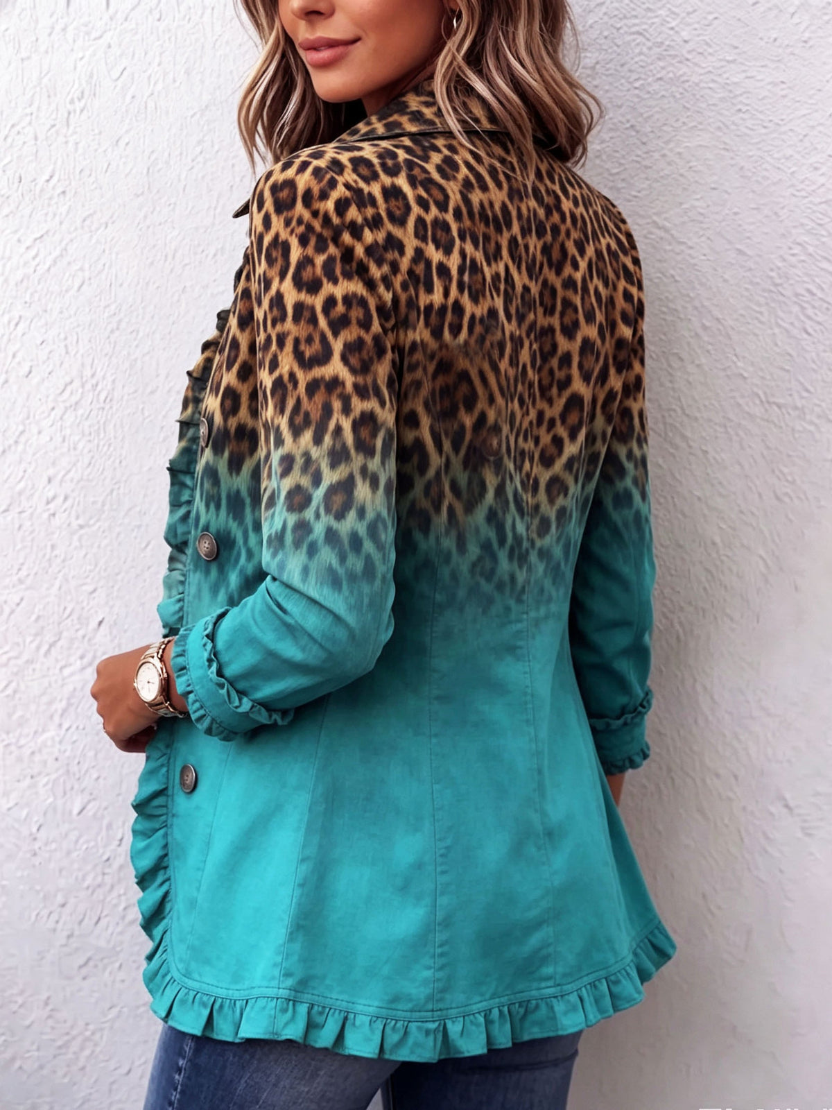 Hermine | Veste blazer léopard