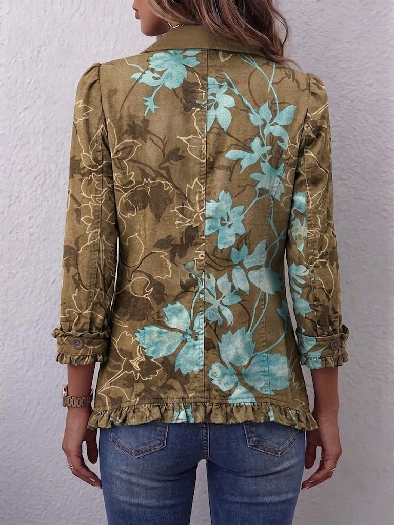 Gisèle | Veste fleurie