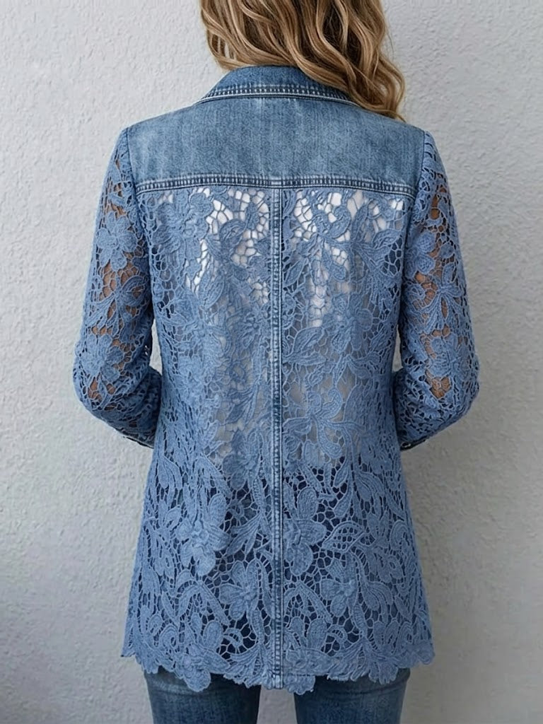 Julie | Blazer à dentelle florale