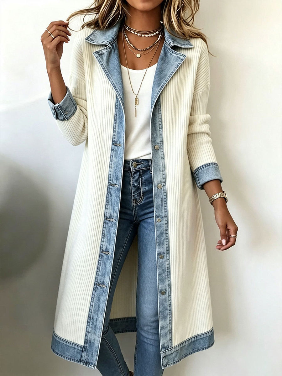 Rosalie™ | Long cardigan décontracté en maille