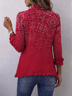 Léocadie | Veste à motif cachemire