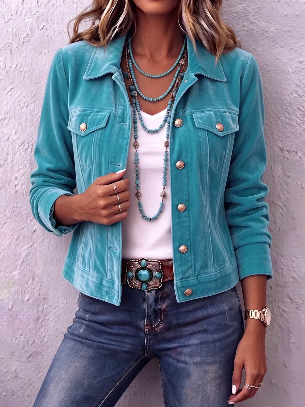 Diane | Veste en velours
