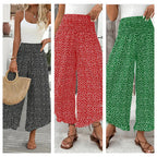 Lina | Pantalones de mujer fluidos de talle alto y pierna ancha