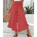 Lina | Pantalones de mujer fluidos de talle alto y pierna ancha