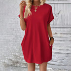 Noa | Vestido camisero cómodo con cuello canalé