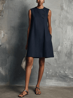 Ingrid | Vestido clásico con botones frontales