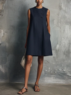 Ingrid | Vestido clásico con botones frontales