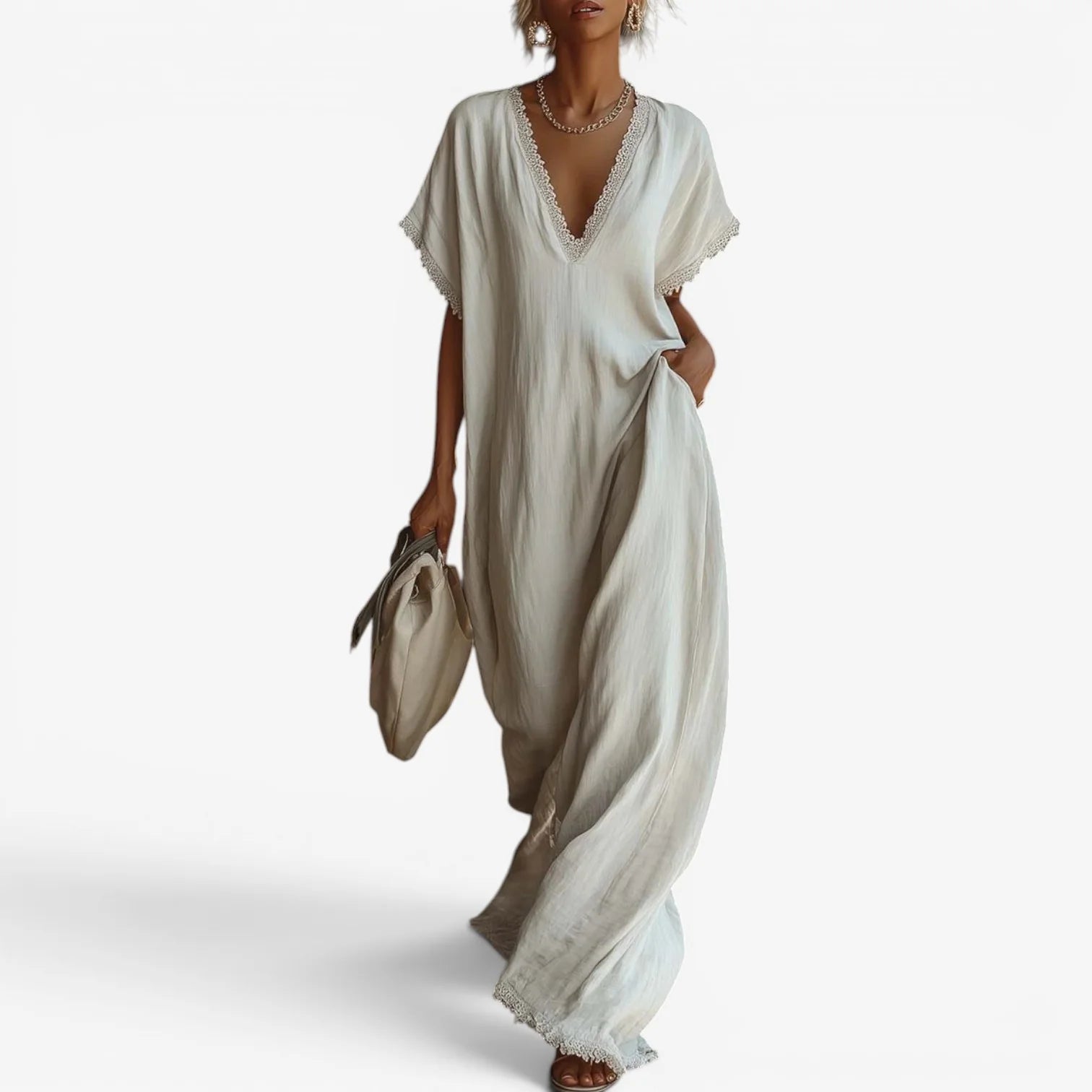 Talia | Vestido largo bohemio