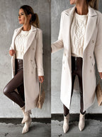 Émeline | Long manteau à double boutonnage