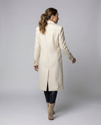 Émeline | Manteau long à double boutonnage