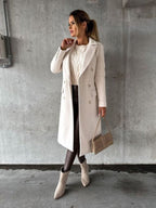 Émeline | Manteau long à double boutonnage